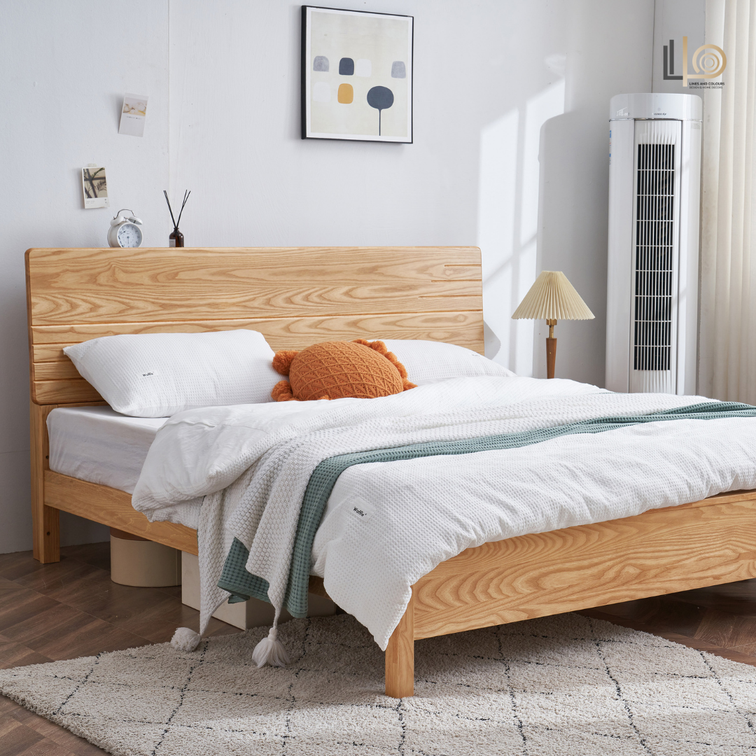 Naiomi Wood Bed Frame