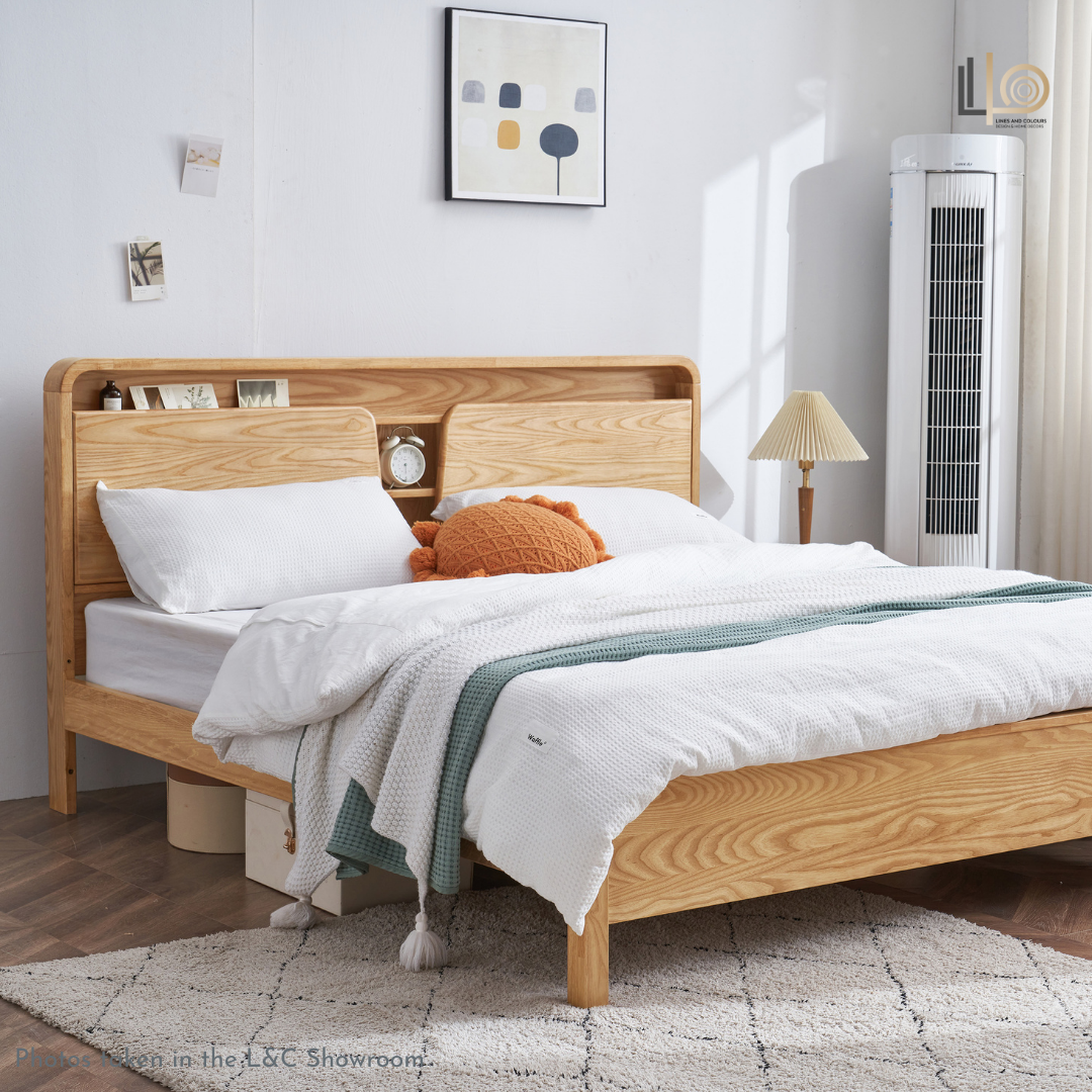 Laela Wood Bed Frame