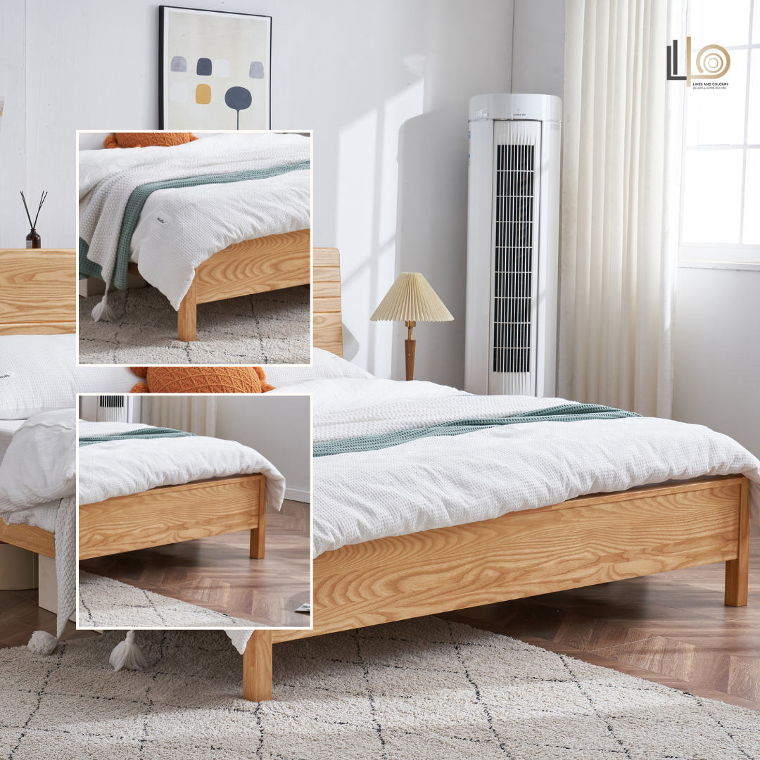 Naiomi Wood Bed Frame