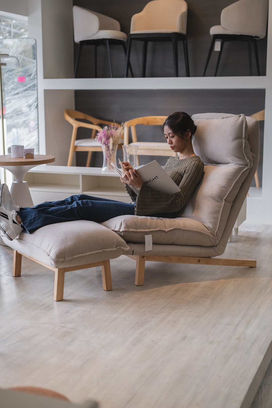 Cecchi Recliner with Ottoman