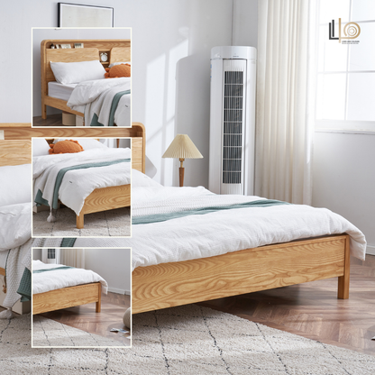 Laela Wood Bed Frame