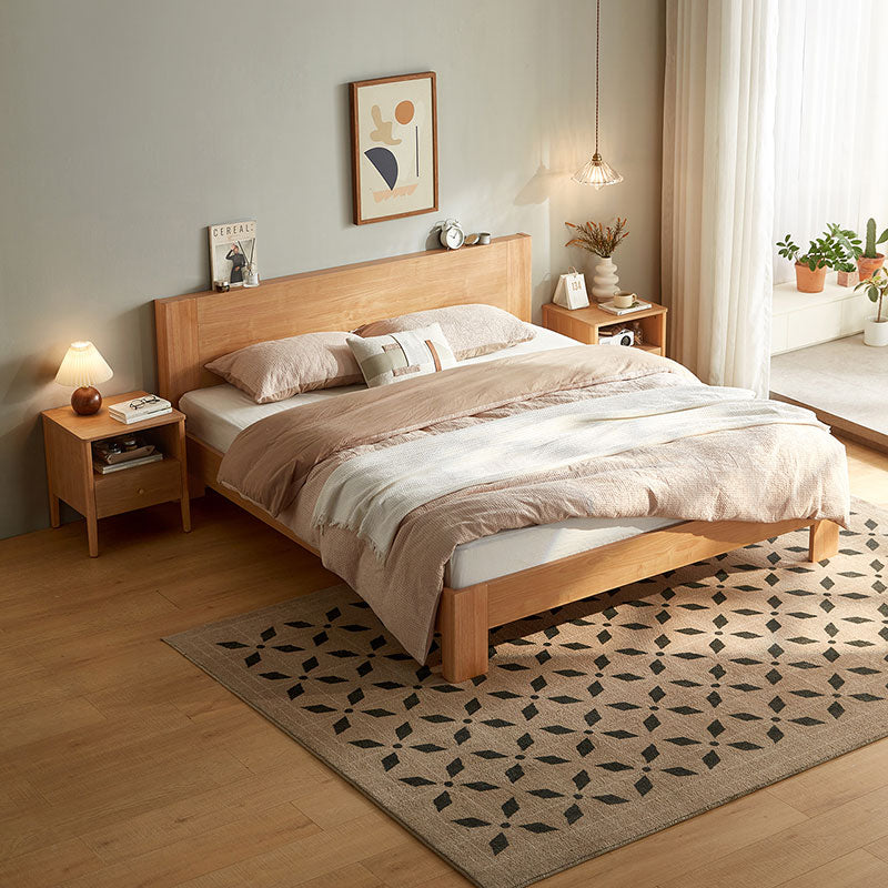 Wenoly Wood Bed Frame